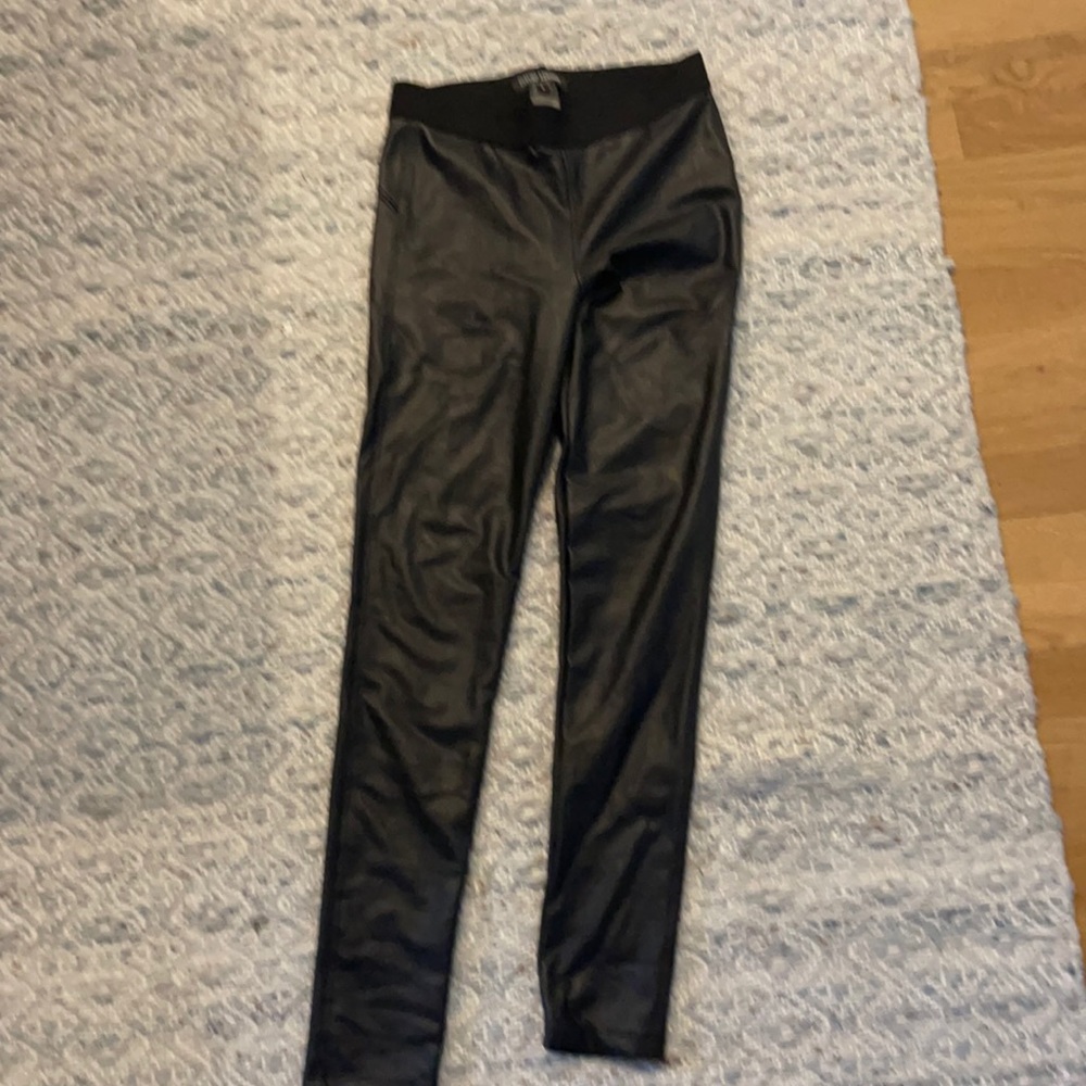 David Lerner faux leather leggings